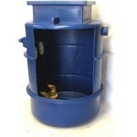 1000Ltr Storm and Grey Water Twin Pump Station, Ideal for Cellars, Light well and Basements. Single 6m head pump